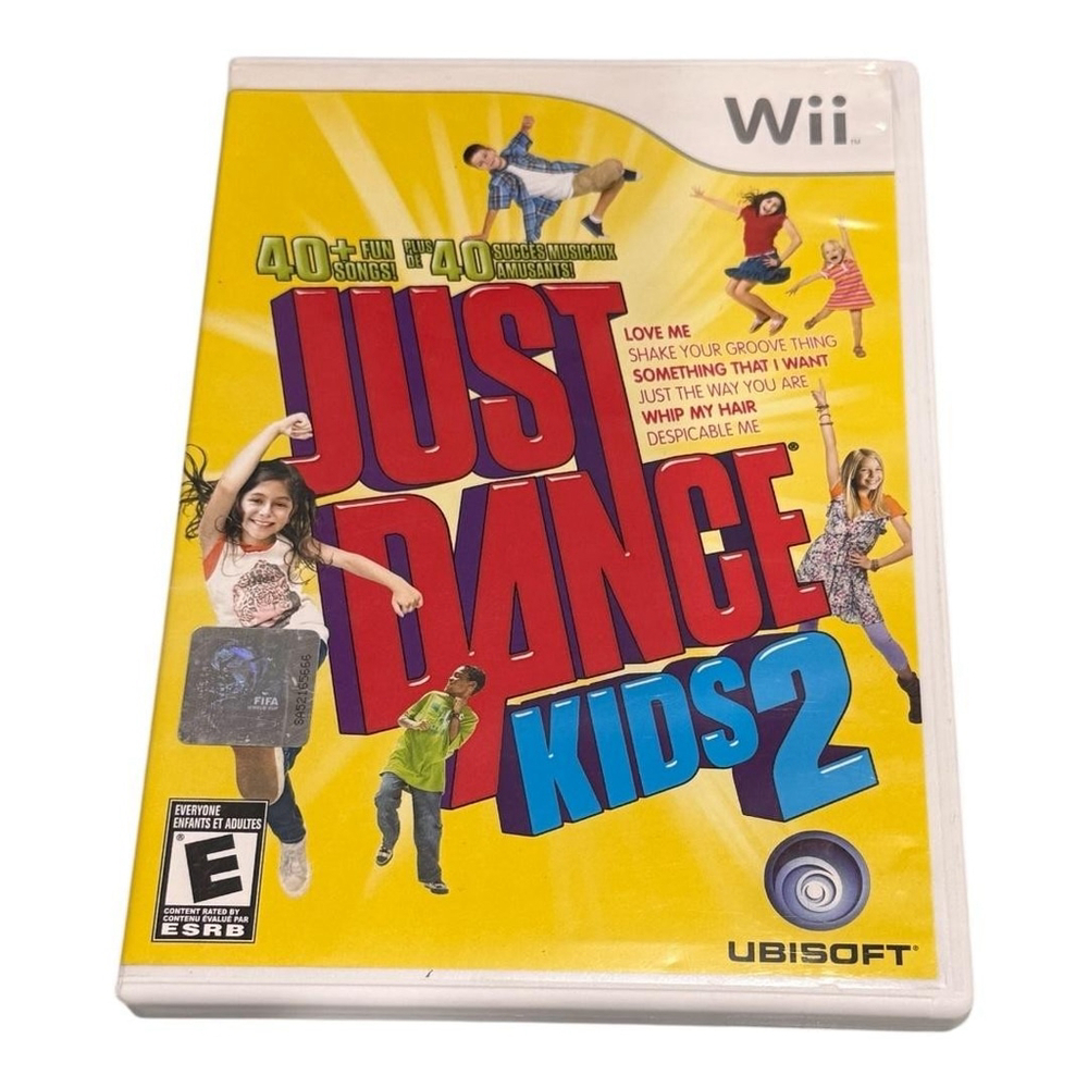 Just Dance Kids 2 Nintendo Wii Video Game Complete Ubisoft E Rated Family Kids